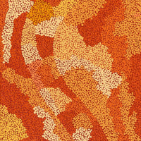 Aboriginal Artwork by Francis Marshall, Wanampi Tjukurrpa (Snake Dreaming), 100x40cm