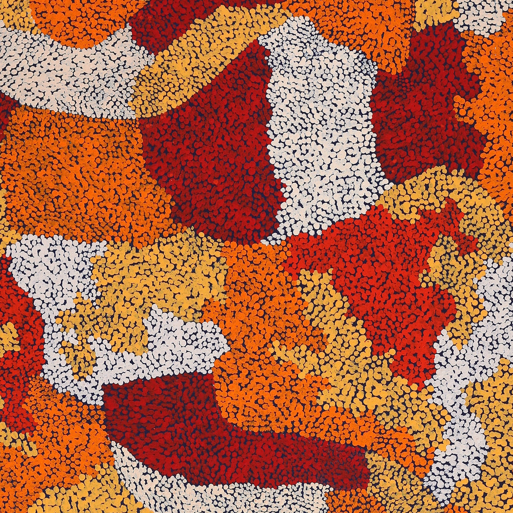 Aboriginal Artwork by Francis Marshall, Wanampi Tjukurrpa (Snake Dreaming), 180x80cm