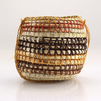 Aboriginal Artwork by Galinuŋ #1 Wunuŋmurra, Bathi (woven basket)