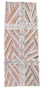 Aboriginal Art by Galuma Maymuru, Yalata, 81x33cm Bark - ART ARK®