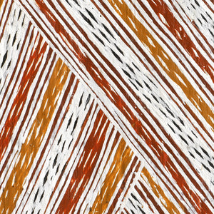 Aboriginal Art by Galuma Maymuru, Yalata, 81x33cm Bark - ART ARK®