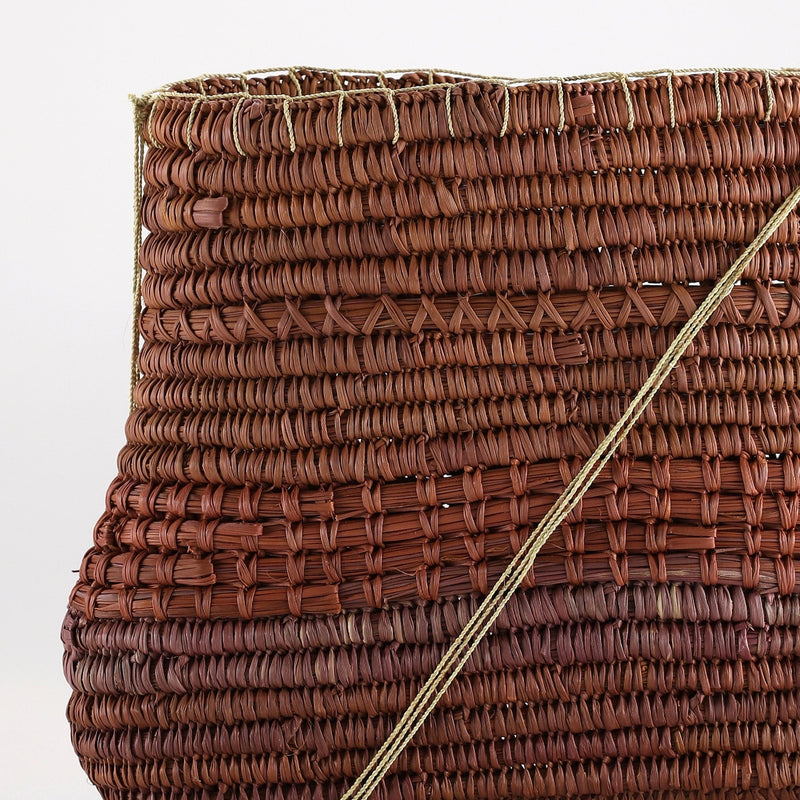 Aboriginal Artwork by Gawiŋu Dalparri, Bathi (woven basket)