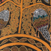 Aboriginal Artwork by Geraldine Napangardi Granites, Ngalyipi Jukurrpa (Snake Vine Dreaming) - Purturlu, 61x46cm