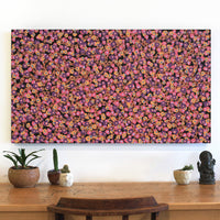 Aboriginal Artwork by Geraldine Napangardi Granites, Ngalyipi Jukurrpa (Snake Vine Dreaming) - Yanjirlpiri, 107x61cm