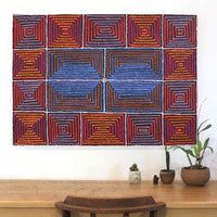 Aboriginal Artwork by Gloria Napangardi Gill, Lukarrara Jukurrpa, 107x76cm