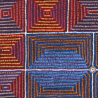 Aboriginal Artwork by Gloria Napangardi Gill, Lukarrara Jukurrpa, 107x76cm
