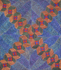 Aboriginal Artwork by Gloria Napangardi Gill, Lukarrara Jukurrpa, 122x107cm