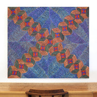 Aboriginal Artwork by Gloria Napangardi Gill, Lukarrara Jukurrpa, 122x107cm