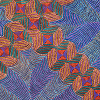 Aboriginal Artwork by Gloria Napangardi Gill, Lukarrara Jukurrpa, 122x107cm