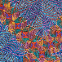 Aboriginal Artwork by Gloria Napangardi Gill, Lukarrara Jukurrpa, 122x107cm