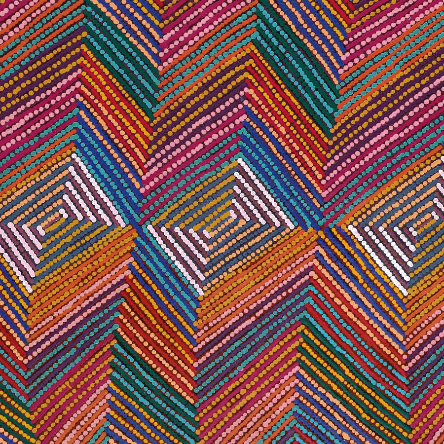 Aboriginal Artwork by Gloria Napangardi Gill, Lukarrara Jukurrpa, 152x107cm