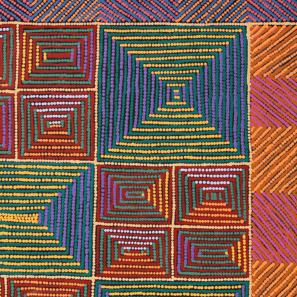 Aboriginal Artwork by Gloria Napangardi Gill, Lukarrara Jukurrpa, 152x107cm