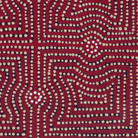 Aboriginal Artwork by Gloria Napangardi Gill, Lukarrara Jukurrpa, 61x46cm