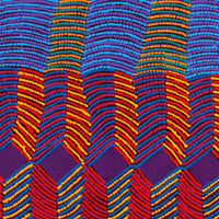 Aboriginal Artwork by Gloria Napangardi Gill, Lukarrara Jukurrpa, 91x76cm