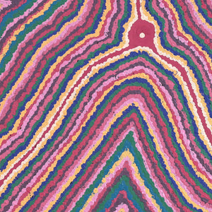 Aboriginal Art by Gregory Jupurrurla Gill, Lukarrara Jukurrpa, 76x76cm - ART ARK®