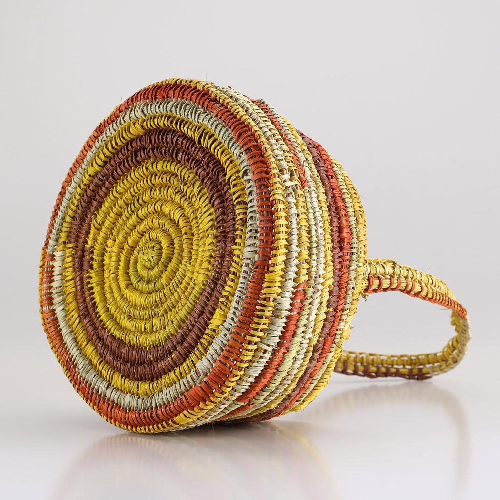 Aboriginal Artwork by Gumirrmirr Garrawurra, Bathi (woven basket)