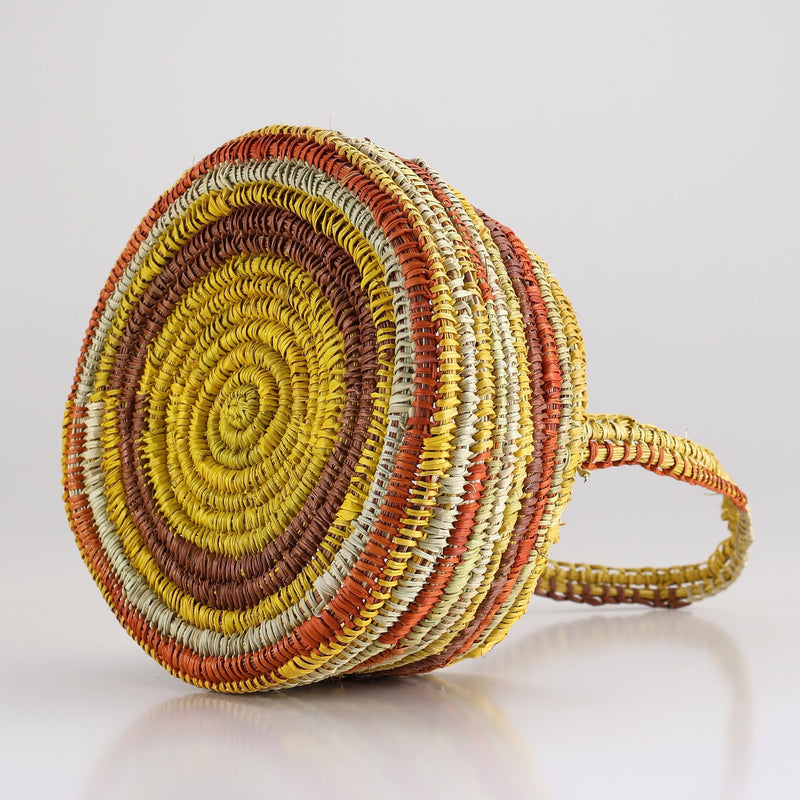Aboriginal Artwork by Gumirrmirr Garrawurra, Bathi (woven basket)