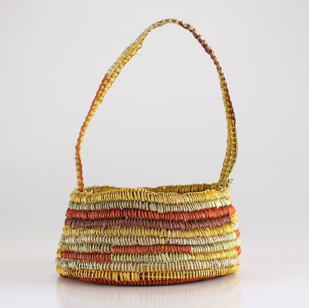 Aboriginal Artwork by Gumirrmirr Garrawurra, Bathi (woven basket)