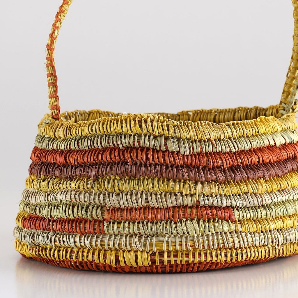 Aboriginal Artwork by Gumirrmirr Garrawurra, Bathi (woven basket)