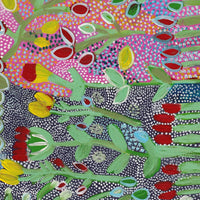 Aboriginal Artwork by Gwenneth Blitner, Bush Banana, 80x30cm