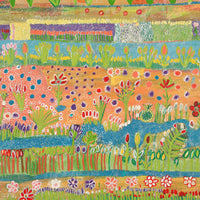 Aboriginal Artwork by Gwenneth Blitner, Mijal, 300x200cm