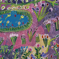 Aboriginal Artwork by Gwenneth Blitner, Walmadja, 60x45cm