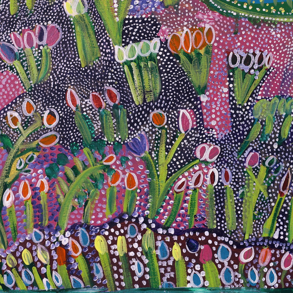 Aboriginal Art by Gwenneth Blitner, Walmadja, 60x45cm - ART ARK®