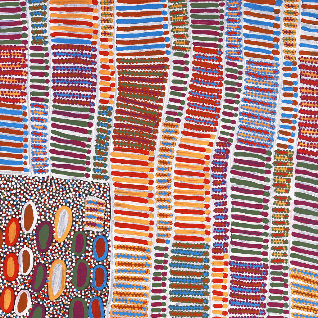 Reed Array Helen Nungarrayi Reed - Aboriginal Art | 91x91cm | 3038 - ART ARK®