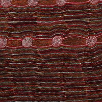 Aboriginal Artwork by Helen Nungarrayi Reed, Mina Mina Dreaming, 107x107cm