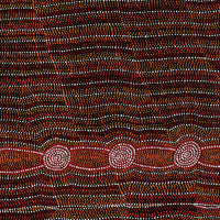 Aboriginal Artwork by Helen Nungarrayi Reed, Mina Mina Dreaming, 107x107cm