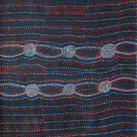 Aboriginal Artwork by Helen Nungarrayi Reed, Mina Mina Dreaming, 61x61cm