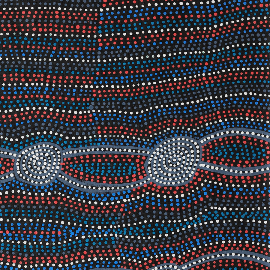 Aboriginal Artwork by Helen Nungarrayi Reed, Mina Mina Dreaming, 61x61cm