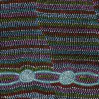 Aboriginal Artwork by Helen Nungarrayi Reed, Mina Mina Dreaming, 61x61cm