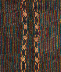 Aboriginal Artwork by Helen Nungarrayi Reed, Mina Mina Dreaming - Ngalyipi, 107x91cm