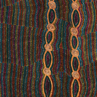 Aboriginal Artwork by Helen Nungarrayi Reed, Mina Mina Dreaming - Ngalyipi, 107x91cm