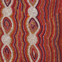 Aboriginal Artwork by Helen Nungarrayi Reed, Mina Mina Dreaming - Ngalyipi, 76x61cm