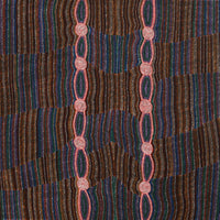 Aboriginal Artwork by Helen Nungarrayi Reed, Mina Mina Jukurrpa - Ngalyipi, 122x122cm