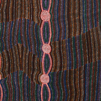 Aboriginal Artwork by Helen Nungarrayi Reed, Mina Mina Jukurrpa - Ngalyipi, 122x122cm