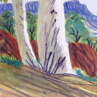 Aboriginal Artwork by Hilary Wirri, Mt Sonder, 53x34.5cm