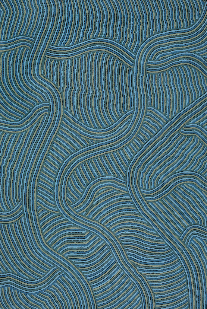 Aboriginal Artwork by Janice Miller, Tali Tjuta, 91x61cm