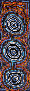 Aboriginal Artwork by Jeani Napangardi Lewis, Mina Mina Jukurrpa, 91x30cm - ART ARK®
