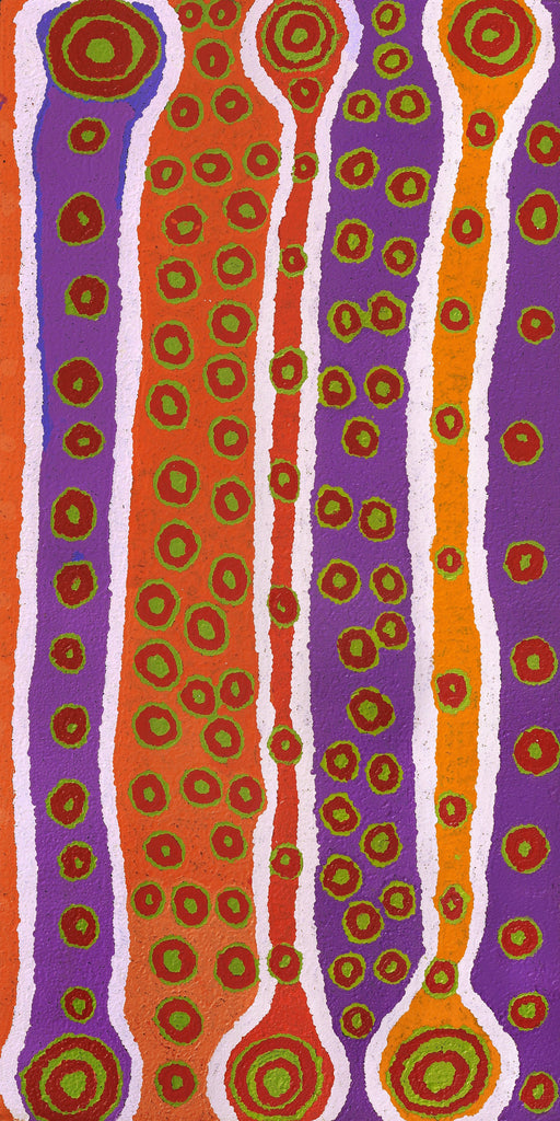 Aboriginal Artwork by Jennifer Forbes, Kungkarangkalpa (Seven Sisters Story), 122x61cm