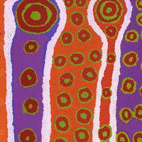 Aboriginal Artwork by Jennifer Forbes, Kungkarangkalpa (Seven Sisters Story), 122x61cm