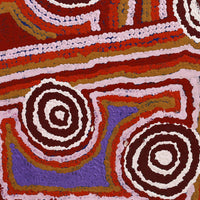 Aboriginal Artwork by Jennifer Forbes, Kungkarangkalpa (Seven Sisters Story), 61x61cm