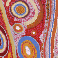 Aboriginal Artwork by Jennifer Mintaya Connelly Ward, Kungkarangkalpa (Seven Sisters Story), 122x61cm