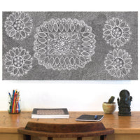 Aboriginal Artwork by Jocelyn Napanangka Frank, Lukarrara Jukurrpa, 91x46cm