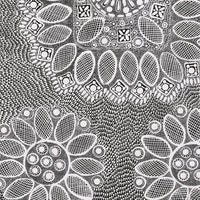 Aboriginal Artwork by Jocelyn Napanangka Frank, Lukarrara Jukurrpa, 91x46cm