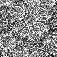 Aboriginal Artwork by Jocelyn Napanangka Frank, Yurrampi Jukurrpa (Honey Ant Dreaming), 152x30cm
