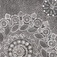 Aboriginal Artwork by Jocelyn Napanangka Frank, Yurrampi Jukurrpa (Honey Ant Dreaming), 61x46cm