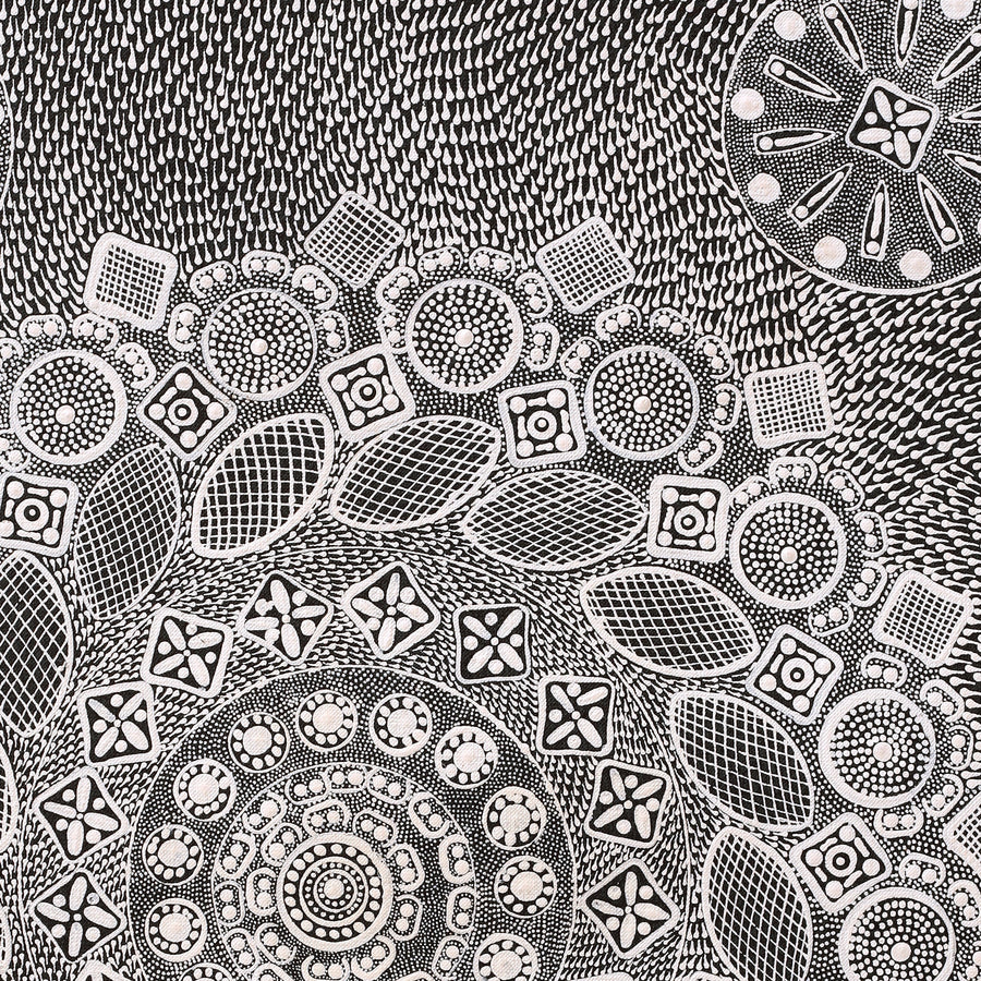 Aboriginal Artwork by Jocelyn Napanangka Frank, Yurrampi Jukurrpa (Honey Ant Dreaming), 61x46cm